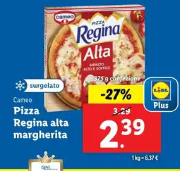 Lidl Cameo Pizza Regina alta margherita offerta