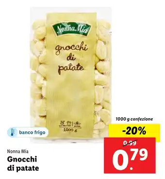 Lidl Nonna Mia Gnocchi di patate offerta