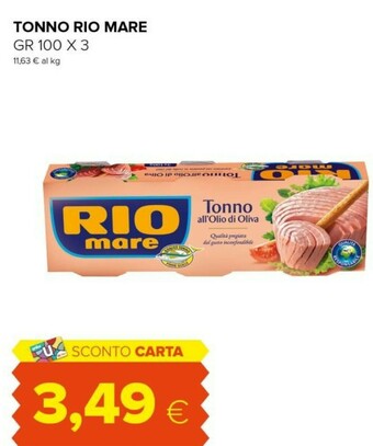 Tigre Tonno rio mare offerta