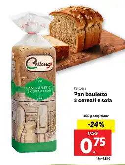 Lidl Certossa Pan bauletto 8 cereali e soia offerta