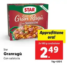 Lidl Star Granragù offerta