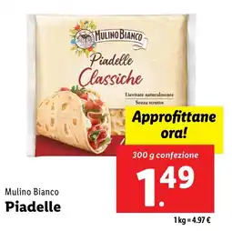 Lidl Mulino Bianco Piadelle offerta