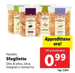 Lidl Panealba Sfogliette offerta