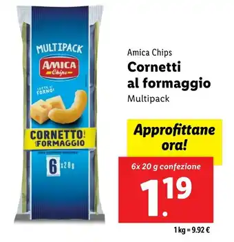 Lidl Amica Chips Cornetti al formaggio offerta