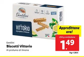 Lidl Gentilini Biscotti Vittorio offerta