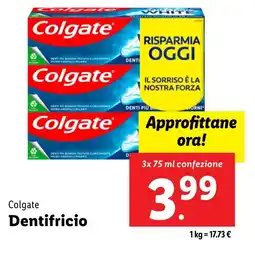 Lidl Colgate Dentifricio offerta