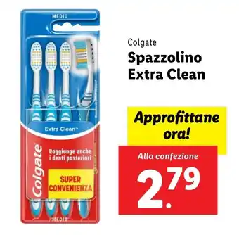 Lidl Colgate Spazzolino Extra Clean offerta