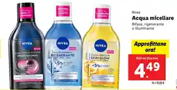 Lidl Nivea Acqua micellare offerta