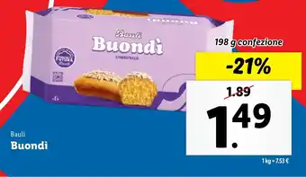 Lidl Bauli Buondì offerta