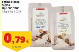 Sigma Farina bianca sigma tipo "o" "oo" offerta