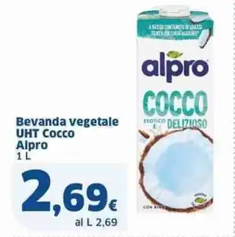 Sigma Bevanda vegetale uht cocco alpro offerta