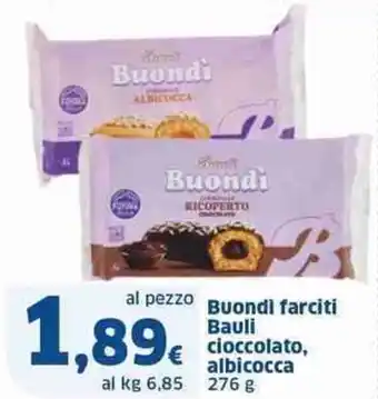 Sigma Buondi farciti bauli cioccolato, albicocca offerta