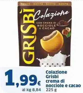 Sigma Colazione grisbi crema di nocciole e cacao offerta