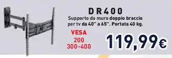 Unieuro meliconi SUPPORTI TV DR 400 offerta