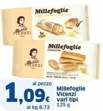 Sigma Millefoglie vicenzi vari tipi offerta