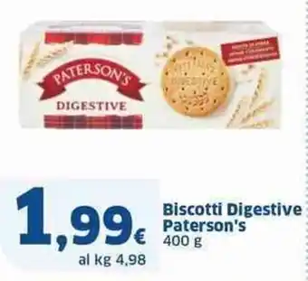 Sigma Biscotti digestive paterson's offerta