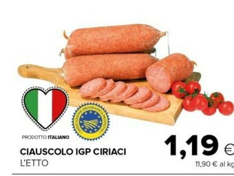 Tigre Salame offerta