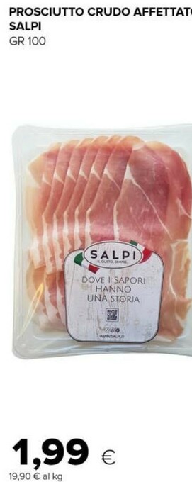 Tigre Prosciutto crudo offerta