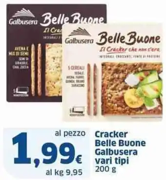 Sigma Cracker belle buone galbusera vari tipi offerta