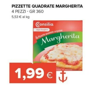 Pizza surgelata