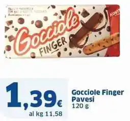 Sigma Gocciole finger pavesi offerta