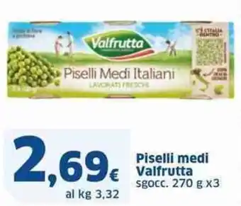 Sigma Piselli medi Valfrutta sgocc. offerta