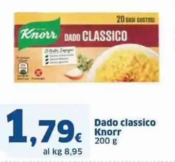 Sigma Dado classico knorr offerta