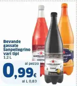 Sigma Bevande gassate sanpellegrino vari tipi offerta