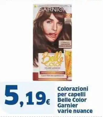 Sigma Colorazioni per capelli belle color garnier varie nuance offerta