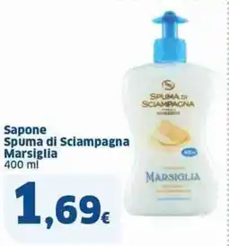 Sigma Sapone spuma di sciampagna marsiglia offerta