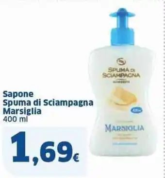 Sigma Sapone spuma di sciampagna marsiglia offerta