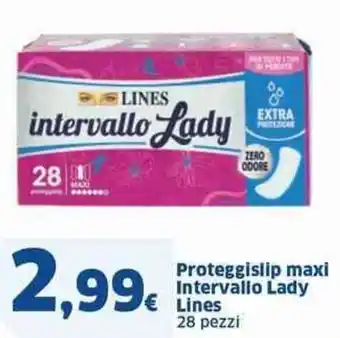 Sigma Proteggislip maxi intervallo lady lines 28 pezzi offerta