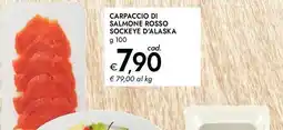 Bennet Carpaccio di salmone rosso sockeye d'alaska offerta