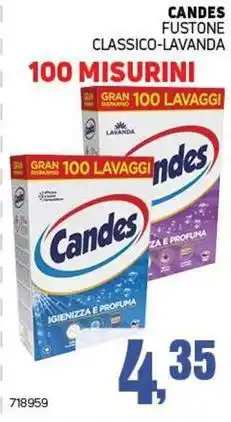 Migro Candes fustone classico-lavanda offerta