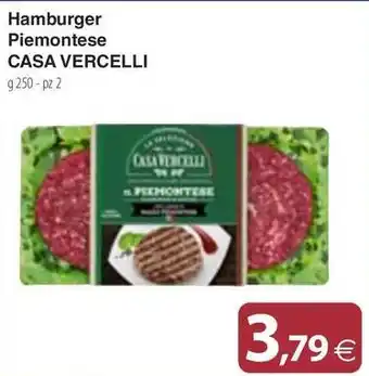 Docks Market Hamburger Piemontese CASA VERCELLI offerta