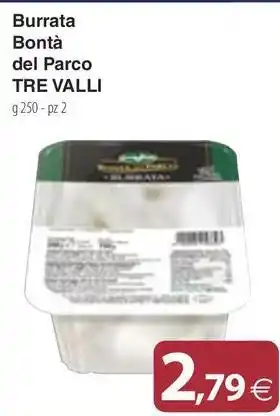 Docks Market Burrata Bontà del Parco TRE VALLI offerta