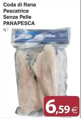 Docks Market Coda di Rana Pescatrice Senza Pelle PANAPESCA offerta