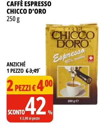 Tigros Caffè espresso CHICCO D'ORO offerta