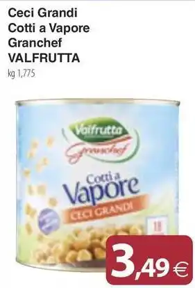 Docks Market Ceci Grandi Cotti a Vapore Granchef VALFRUTTA offerta