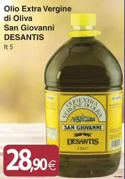 Docks Market Olio Extra Vergine di Oliva San Giovanni DESANTIS offerta