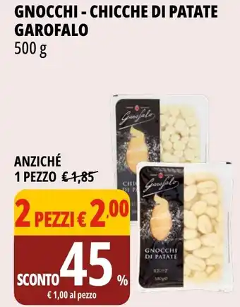 Tigros Gnocchi-chicche di patate GAROFALO offerta