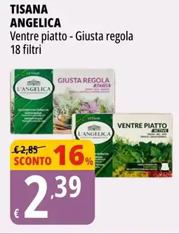 Tigros Tisana ANGELICA ventre piatto giusta regola offerta