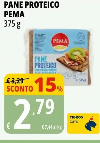 Tigros Pane proteico PEMA offerta