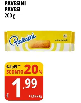 Tigros Pavesini PAVESI offerta