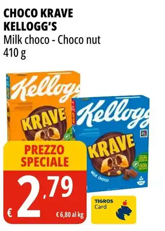 Tigros Choco krave KELLOGG'S offerta