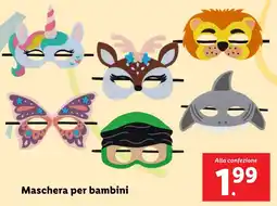 Lidl Maschera per bambini offerta