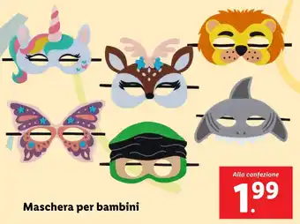 Lidl Maschera per bambini offerta