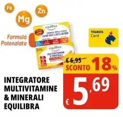 Tigros Integratore multivitamine & minerali EQUILIBRA offerta