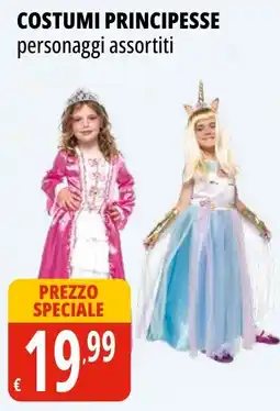 Tigros Costumi principesse personaggi assortiti offerta