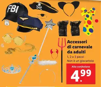 Lidl Accessori di carnevale da adulti offerta